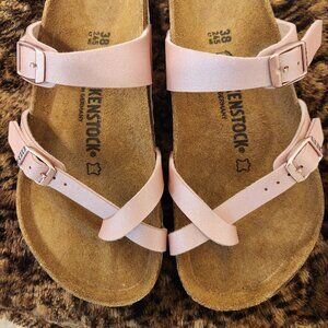 Birkenstock Mayari 38 Reg Iridescent Pink NWOT